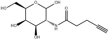 N-(4'-戊炔酰基)-D-半乳糖胺 结构式