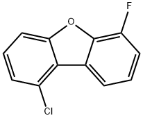 1-氯-6-氟二苯并呋喃 结构式