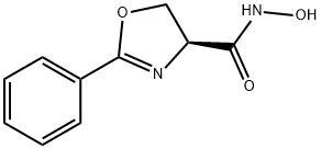 4-Oxazolecarboxamide, 4,5-dihydro-N-hydroxy-2-phenyl-, (4S)- 结构式