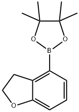 2,3-二氢苯并呋喃-4-硼酸频哪醇酯 结构式