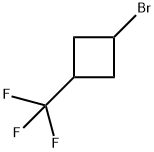 1-溴-3-(三氟甲基)环丁烷 结构式