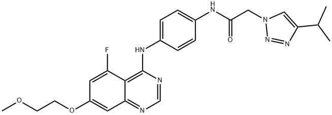 化合物AZD3229 结构式