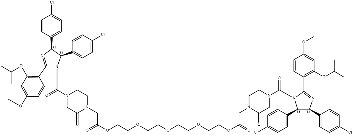 PROTAC MDM2 Degrader-3 结构式