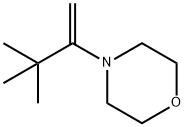 Morpholine, 4-(2,2-dimethyl-1-methylenepropyl)- 结构式