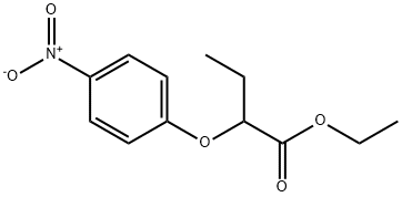 2-(4-硝基苯氧基)丁酸乙酯 结构式