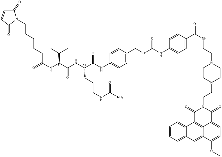 Mal-VC-PAB-ABAEP-Azonafide 结构式