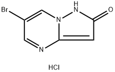 6-溴吡唑并[1,5-A]嘧啶-2(1H)-酮盐酸盐 结构式