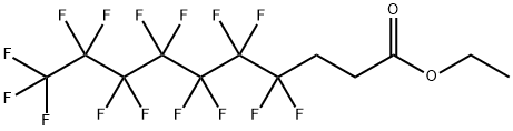 Decanoic acid, 4,4,5,5,6,6,7,7,8,8,9,9,10,10,10-pentadecafluoro-, ethyl ester 结构式