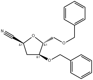 α-4,5-dibenzoyl-2-cyano-D-deoxyribrate 结构式