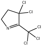2H-Pyrrole, 4,4-dichloro-3,4-dihydro-5-(trichloromethyl)- 结构式
