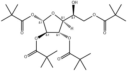 (2S,3R,4S,5S)-5 - ((S)-1-羟基-2-(新戊酰氧基)乙基)四氢呋喃-2,3,4 结构式