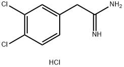 2-(3,4-dichlorophenyl)ethanimidamide hydrochloride 结构式