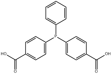 Bis(4-carboxyphenyl)phenylphosphine 结构式