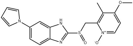 Ilaprazole Impurity 5 (Ilaprazole Pyridine N-Oxide) 结构式