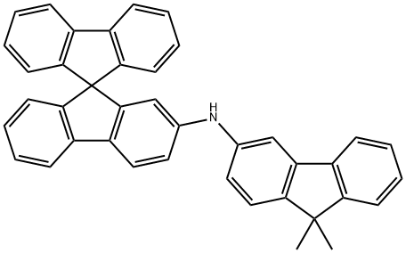 N-(9,9-二甲基芴-3-基)-9,9-螺二芴-2-胺 结构式