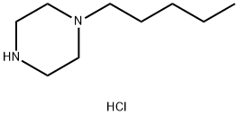 1-戊基哌嗪盐酸盐 结构式