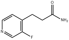 3-(3-Fluoropyridin-4-yl)propanamide 结构式