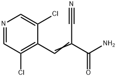 (2E)-2-Cyano-3-(3,5-dichloropyridin-4-yl)prop-2-enamide