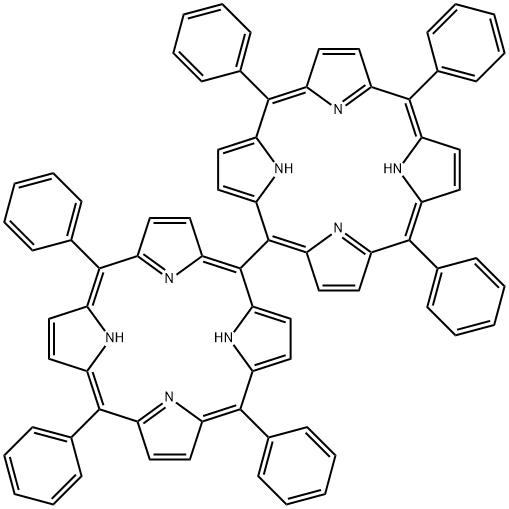 10,10',15,15',20,20'-HEXAPHENYL-5,5'-BI-21H,23H-PORPHINE 结构式