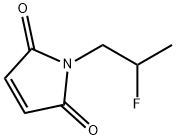 1H-Pyrrole-2,5-dione, 1-(2-fluoropropyl)- 结构式