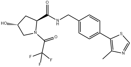 FLUORINATED VHL SPY MOLECULE 3 结构式