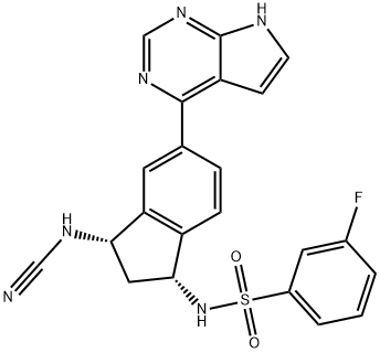 JAK3 COVALENT INHIBITOR-1 结构式