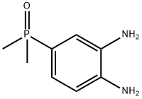 (3,4-二氨基苯基)二甲基氧化膦 结构式