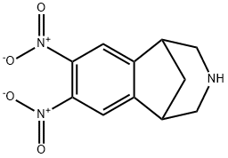 1,5-Methano-1H-3-benzazepine, 2,3,4,5-tetrahydro-7,8-dinitro- 结构式