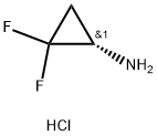 Cyclopropanamine, 2,2-difluoro-, hydrochloride (1:1), (1S)- 结构式