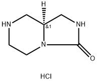 Imidazo[1,5-a]pyrazin-3(2H)-one, hexahydro-, hydrochloride (1:1), (8aS)- 结构式