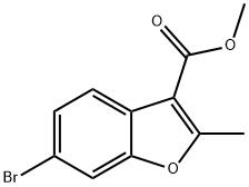 methyl 6-bromo-2-methyl-benzofuran-3-carboxylate 结构式