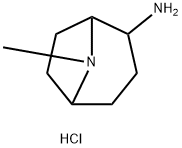 8-甲基-8-氮杂双环[3.2.1]辛基-2-胺二盐酸盐 结构式