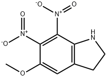 5-methoxy-6,7-dinitro-indoline 结构式