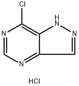 7-氯-1H-吡唑并[4,3-D]嘧啶盐酸盐 结构式