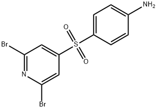 4-[(2,6-dibromo-4-pyridinyl)sulfonyl]aniline