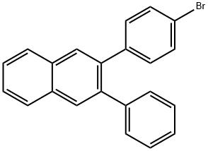 2-(4-溴苯基)-3-苯基萘 结构式
