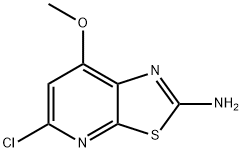 Thiazolo[5,4-b]pyridin-2-amine, 5-chloro-7-methoxy- 结构式