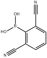 (2,6-二氰基苯基)硼酸 结构式