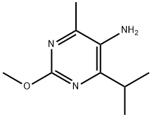 4-isopropyl-2-methoxy-6-methylpyrimidin-5-amine 结构式