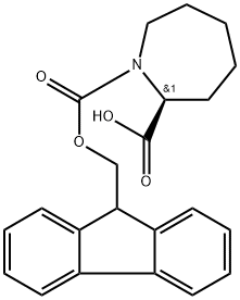 (S)-1-FMOC-AZEPANE-2-CARBOXYLIC ACID 结构式