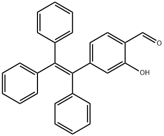 2-羟基-4-(1,2,2-三苯基乙烯)-苯甲醛 结构式