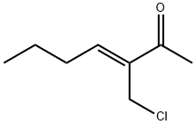 3-Hepten-2-one, 3-(chloromethyl)-, (3Z)- 结构式