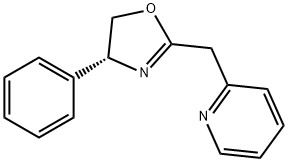 (R)-4-苯基-2-(吡啶-2-基甲基)-4,5-二氢恶唑 结构式