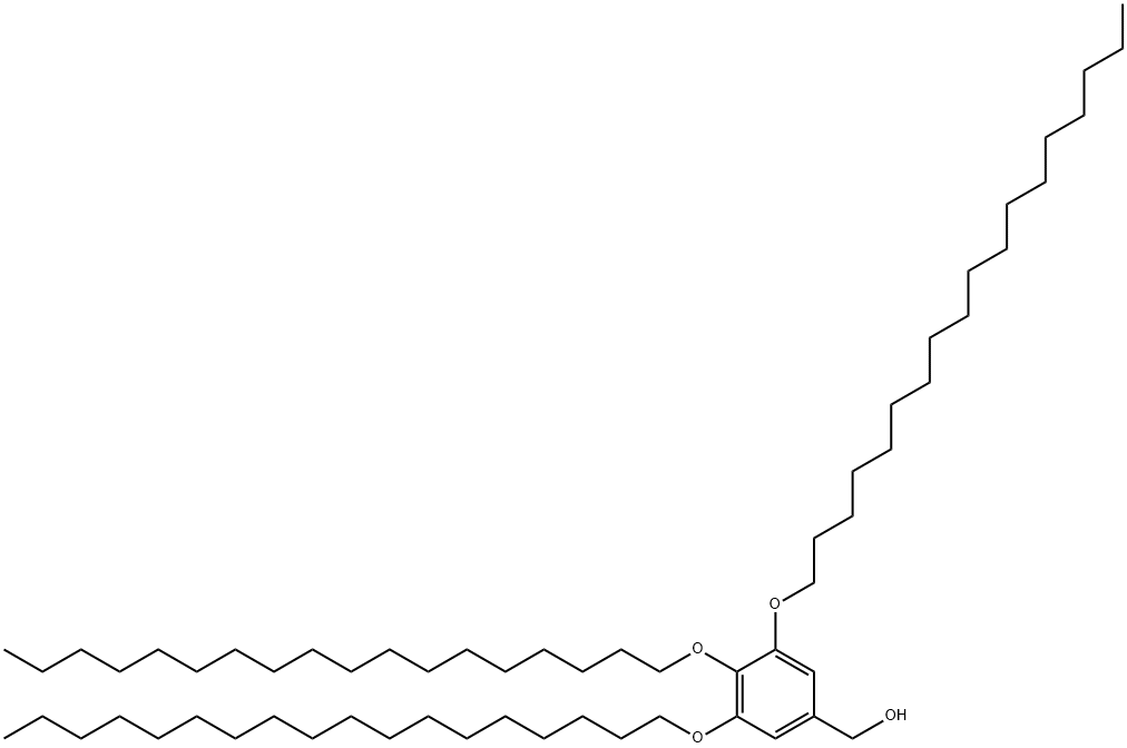 3,4,5-三(十八烷氧基)苯基甲醇 结构式