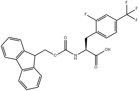 (2S)-2-({[(9H-fluoren-9-yl)methoxy]carbonyl}amino)-3-[2-fluoro-4-(trifluoromethyl)phenyl]propanoic acid