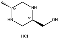 ((2R,5R)-5-甲基哌嗪-2-基)甲醇二盐酸盐 结构式