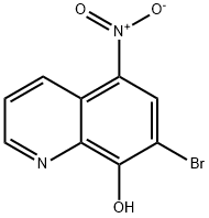 8-Quinolinol, 7-bromo-5-nitro- 结构式