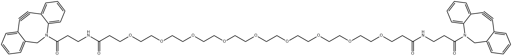 二苯并环辛炔-九聚乙二醇-二苯并环辛炔 结构式