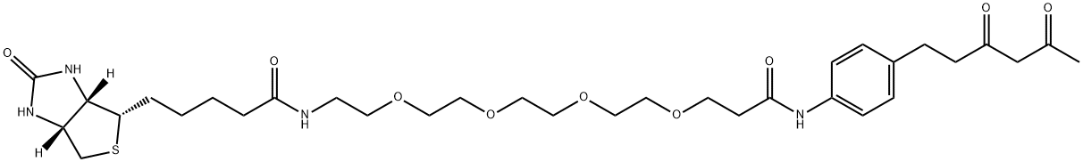 二酮-四聚乙二醇-生物素 结构式