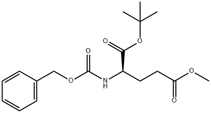 Z-D-Glu(OMe)-OtBu 结构式